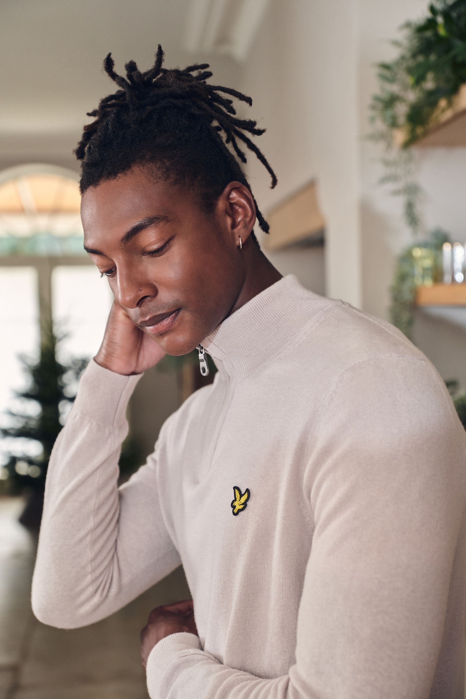 Lyle & scott half zip sweater best sale