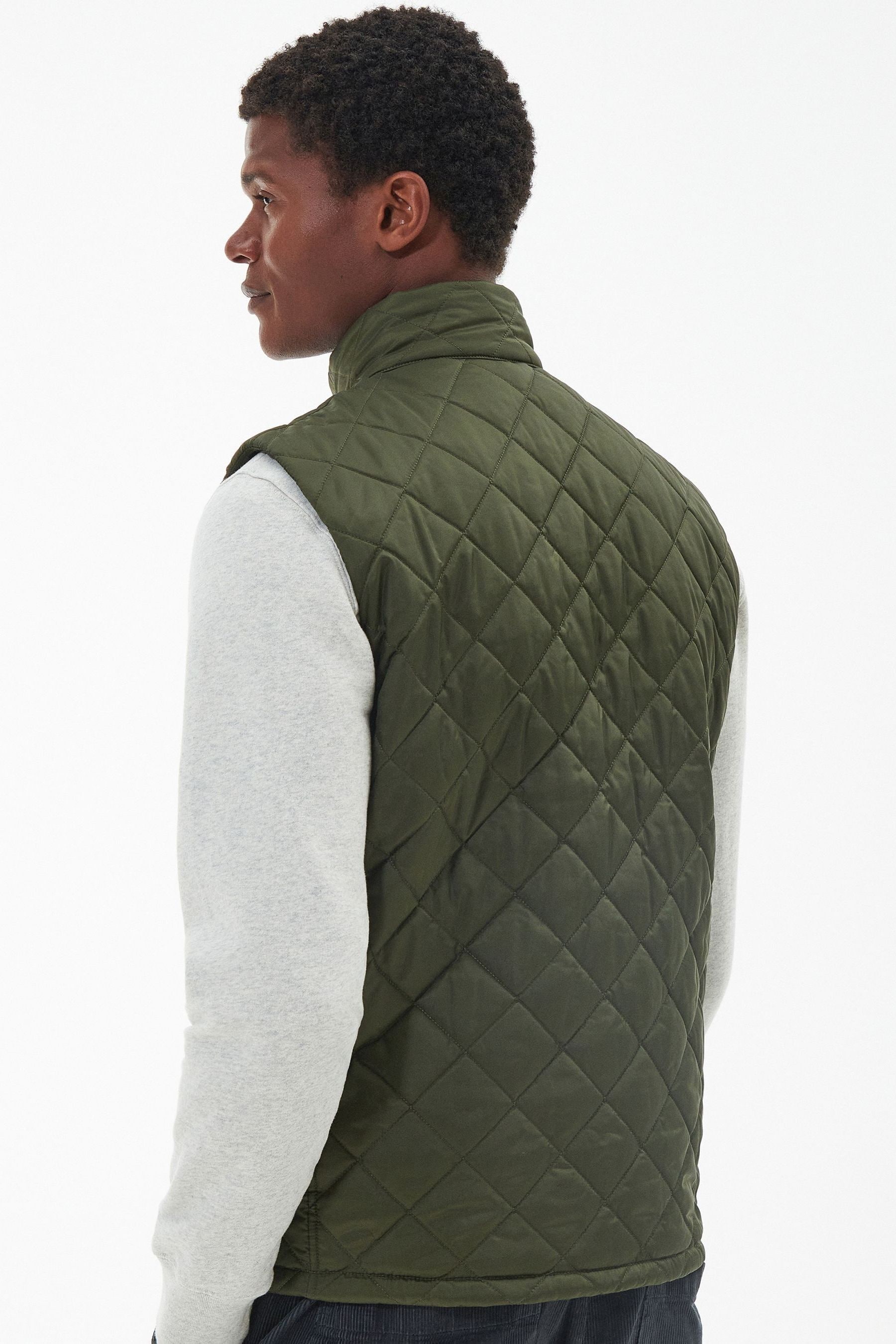 Barbour gilet green best sale