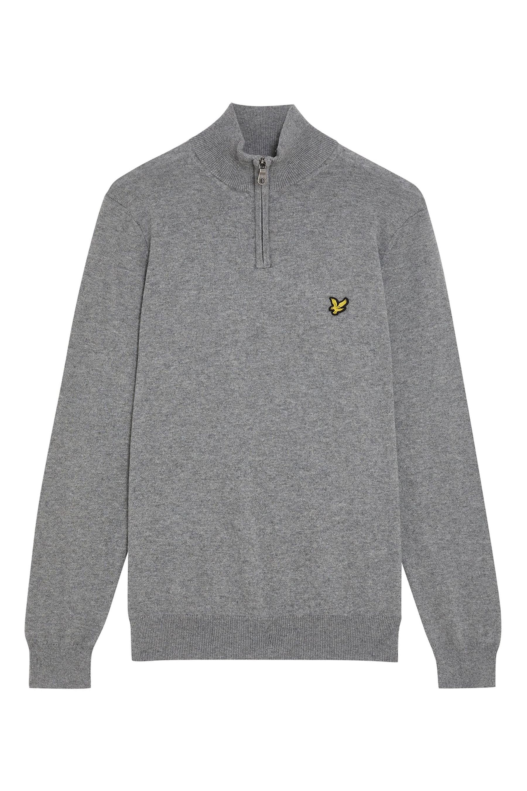 Lyle and scott quarter zip jumper discount