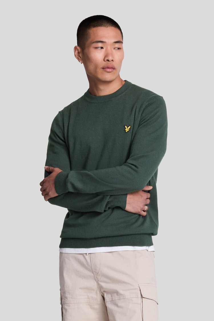 Lyle & Scott Cotton Merino Crew Neck Jumper - 圖片 1，共 5