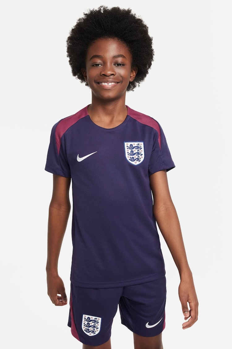 Nike Purple England Strike Football Top - Image 1 of 5