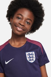 Nike Purple England Strike Football Top - Image 4 of 5