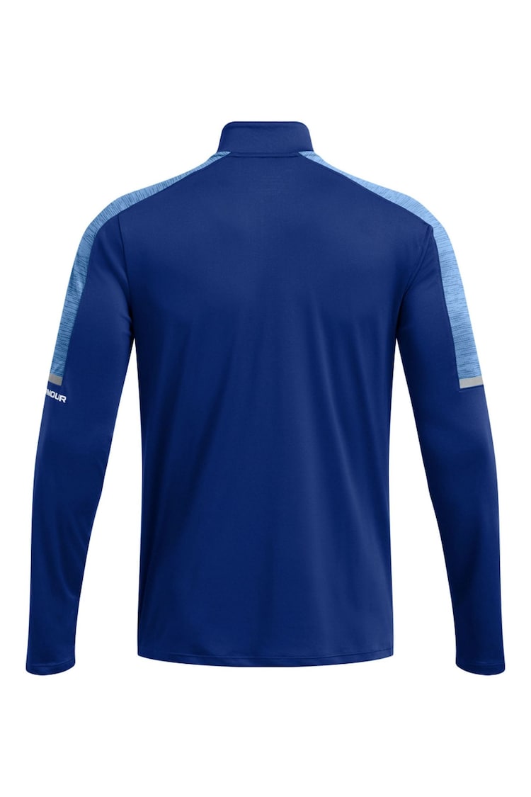 Under Armour Blue Core+ Tech 1/4 Zip Sweat Top - Image 5 of 5