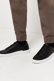 River Island Black Lace-Up Cupsole Trainers - Image 6 of 6