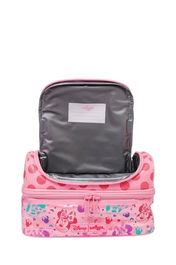 Smiggle Pink Minnie Mouse Disney Double Decker Lunchbox