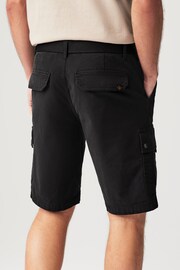 Black Belted Cargo Shorts - Image 2 of 10