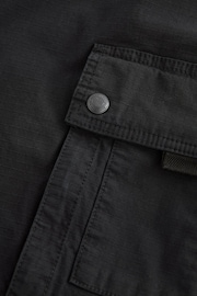 Black Belted Cargo Shorts - Image 8 of 10