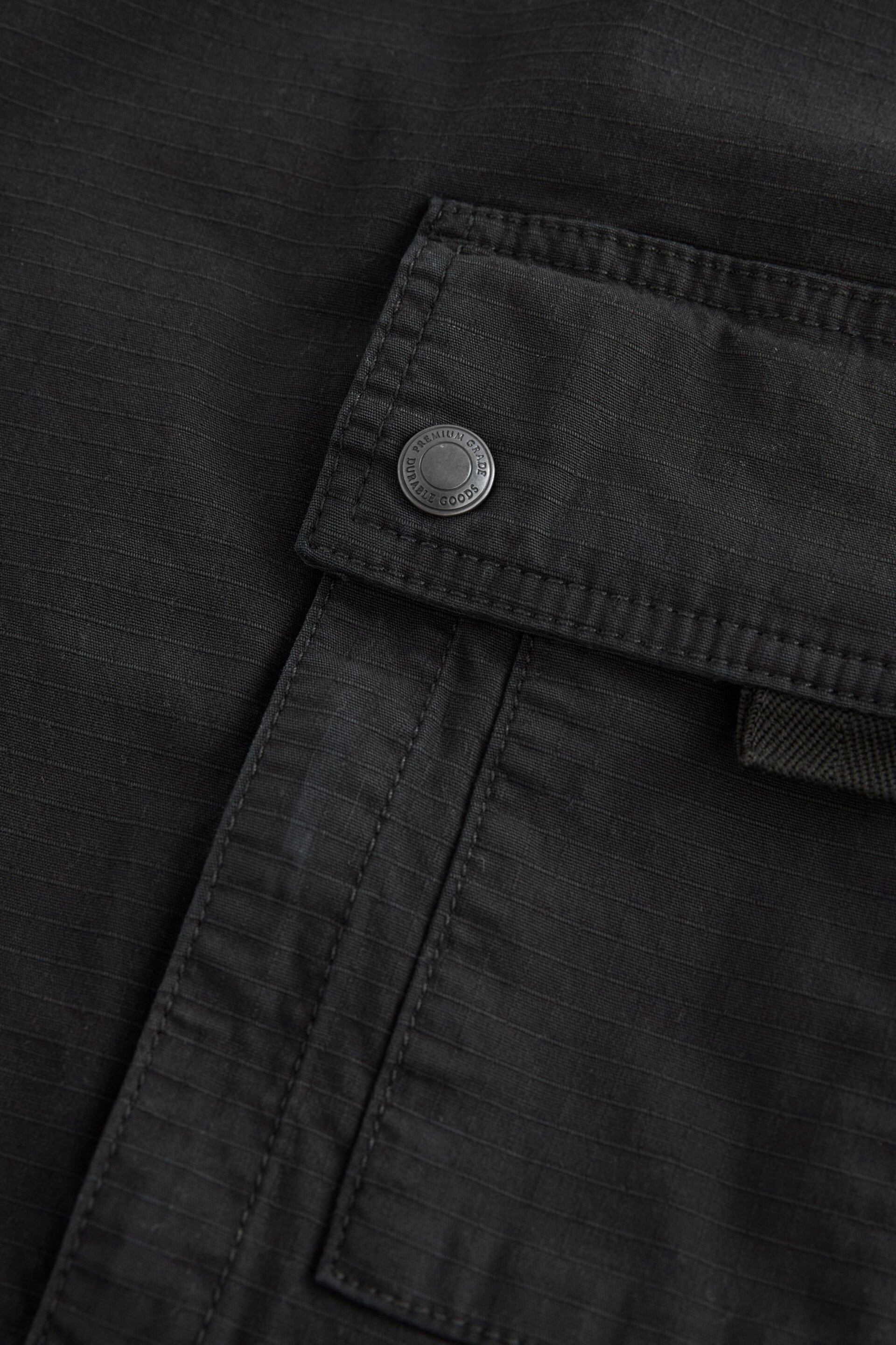 Black Belted Cargo Shorts - Image 8 of 10
