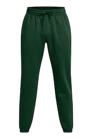 Under Armour Green Essential Fleece Joggers - Image 6 of 7