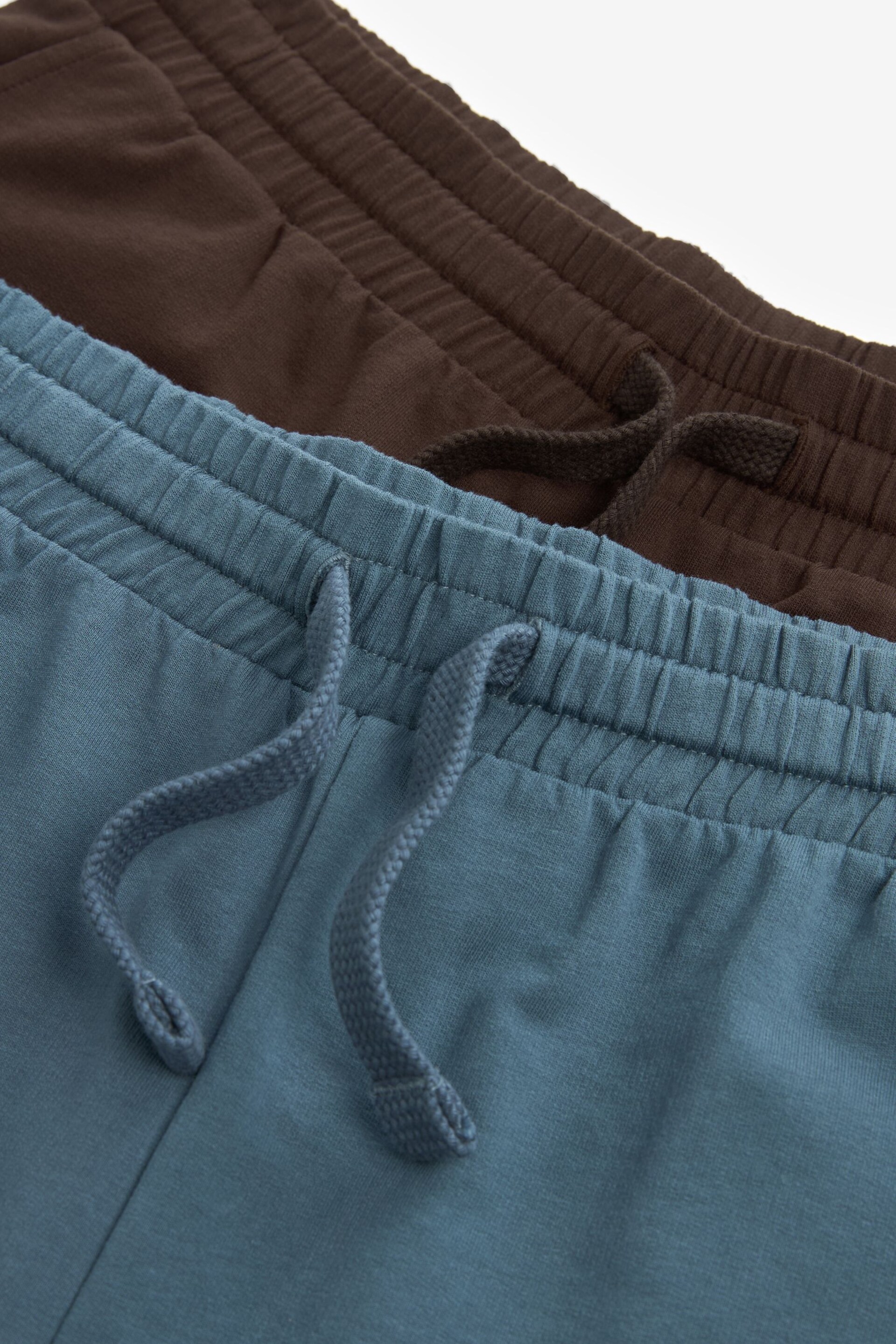 Blue/Brown Lightweight Jogger Shorts 2 Pack - Image 12 of 12