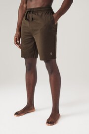 Blue/Brown Lightweight Jogger Shorts 2 Pack - Image 4 of 12