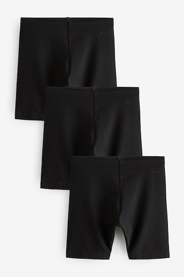 Clarks Black School Jersey Cycling Shorts 3 Pack