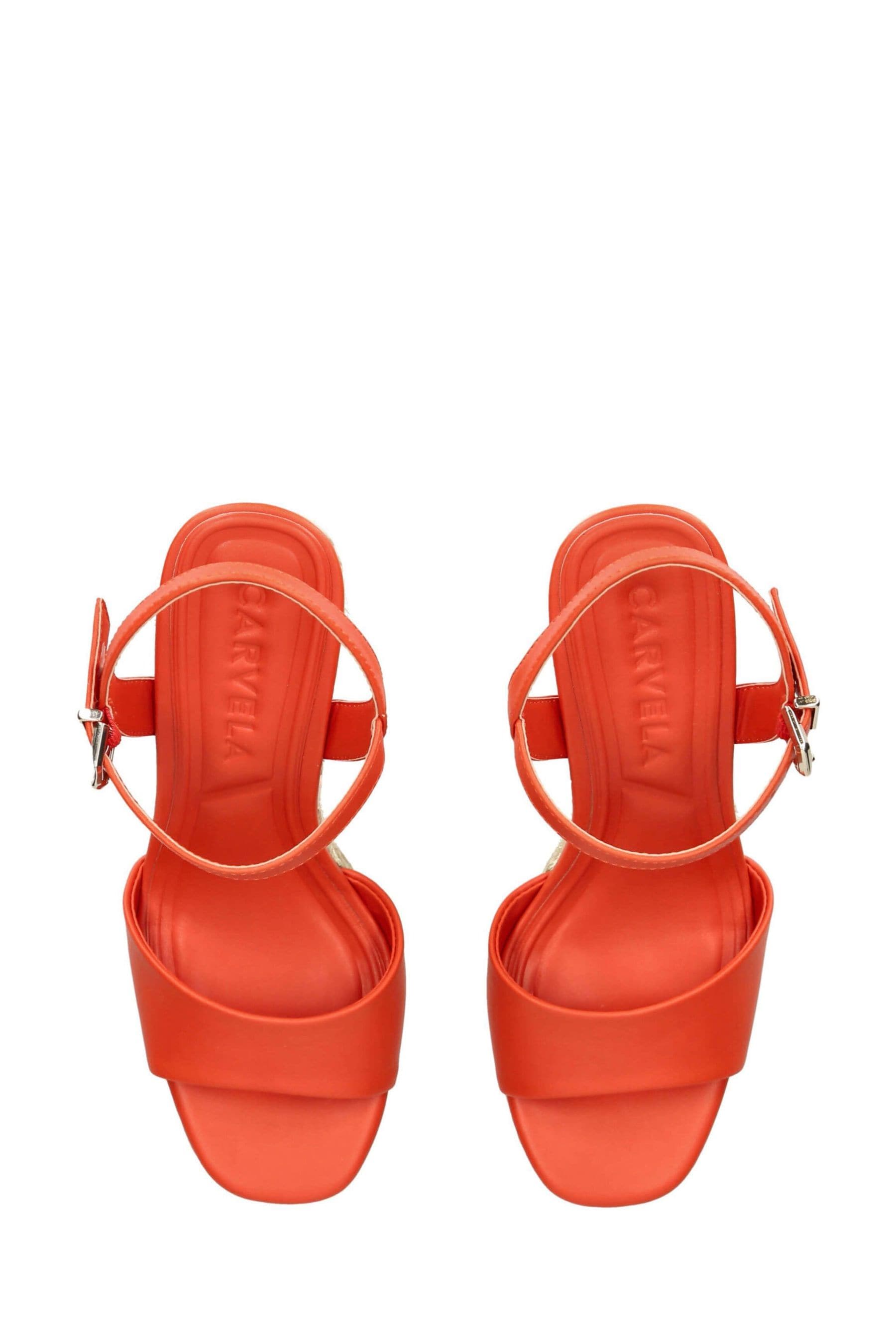 Carvela red sandals discount
