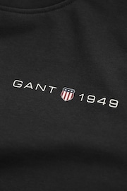 GANT Printed Graphic Crew Neck Sweatshirt - Image 6 of 6