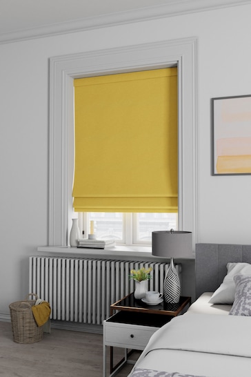 Buttercup Yellow Soho Made To Measure Roman Blind