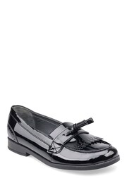 Start Rite Girls Sketch Slip On Black Leather School Shoes - F Fit - Image 3 of 8