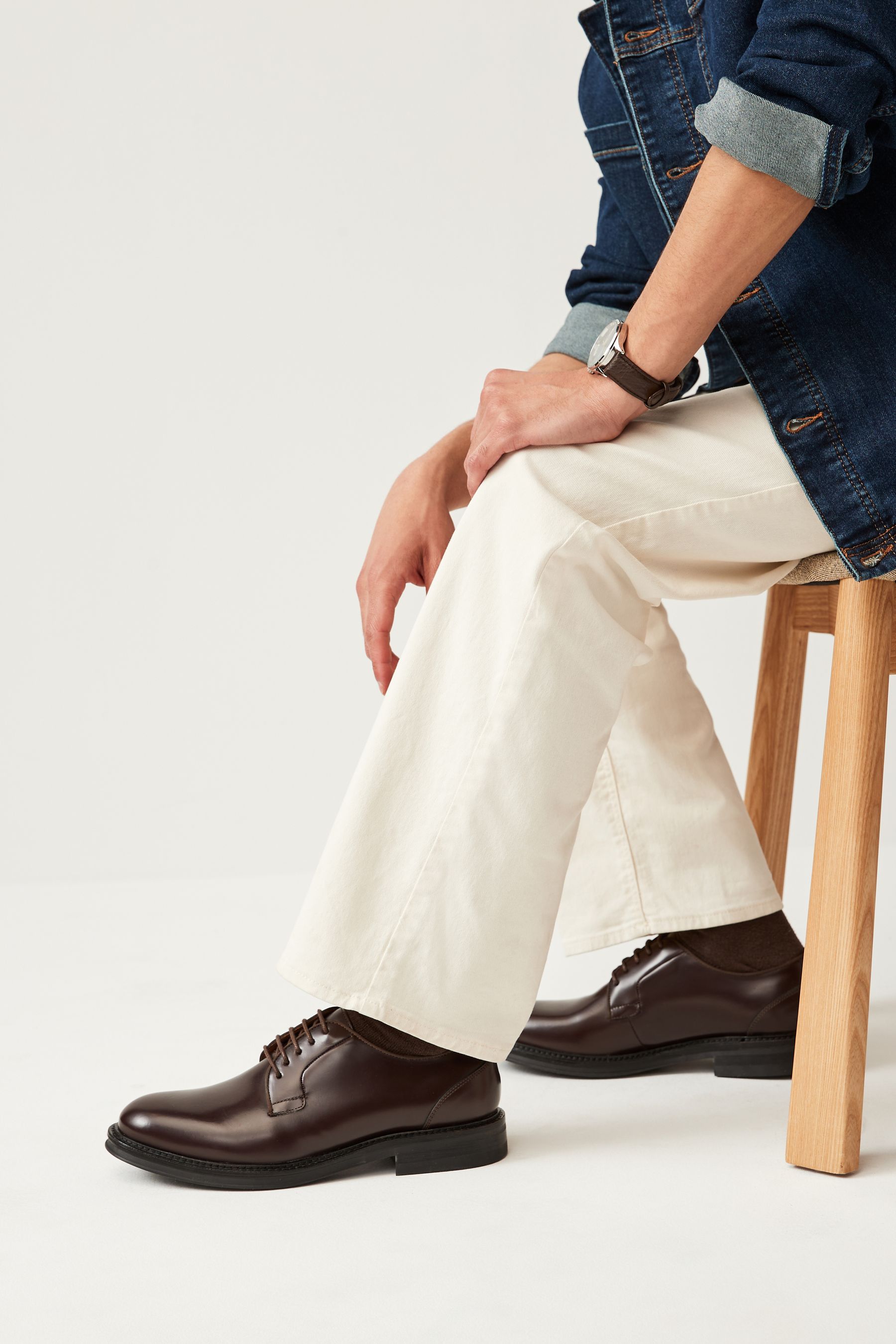 Next tan derby shoes on sale