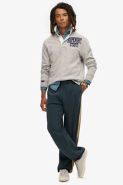 Superdry Eclipse Navy/Winter Gold Essential Logo Straight Joggers - Image 1 of 5