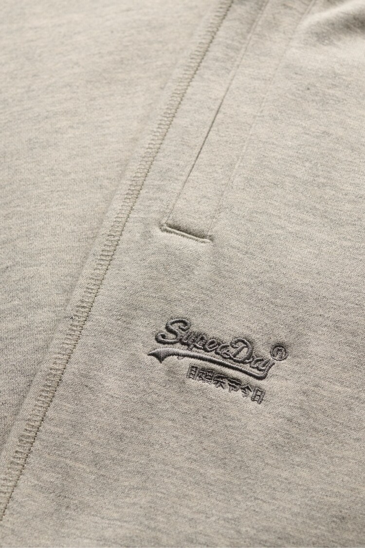 Superdry Light Grey Marl Essential Logo Joggers - Image 5 of 5