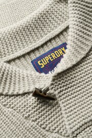 Superdry Grey Marl Merchant Shawl Neck Jumper - Image 5 of 5