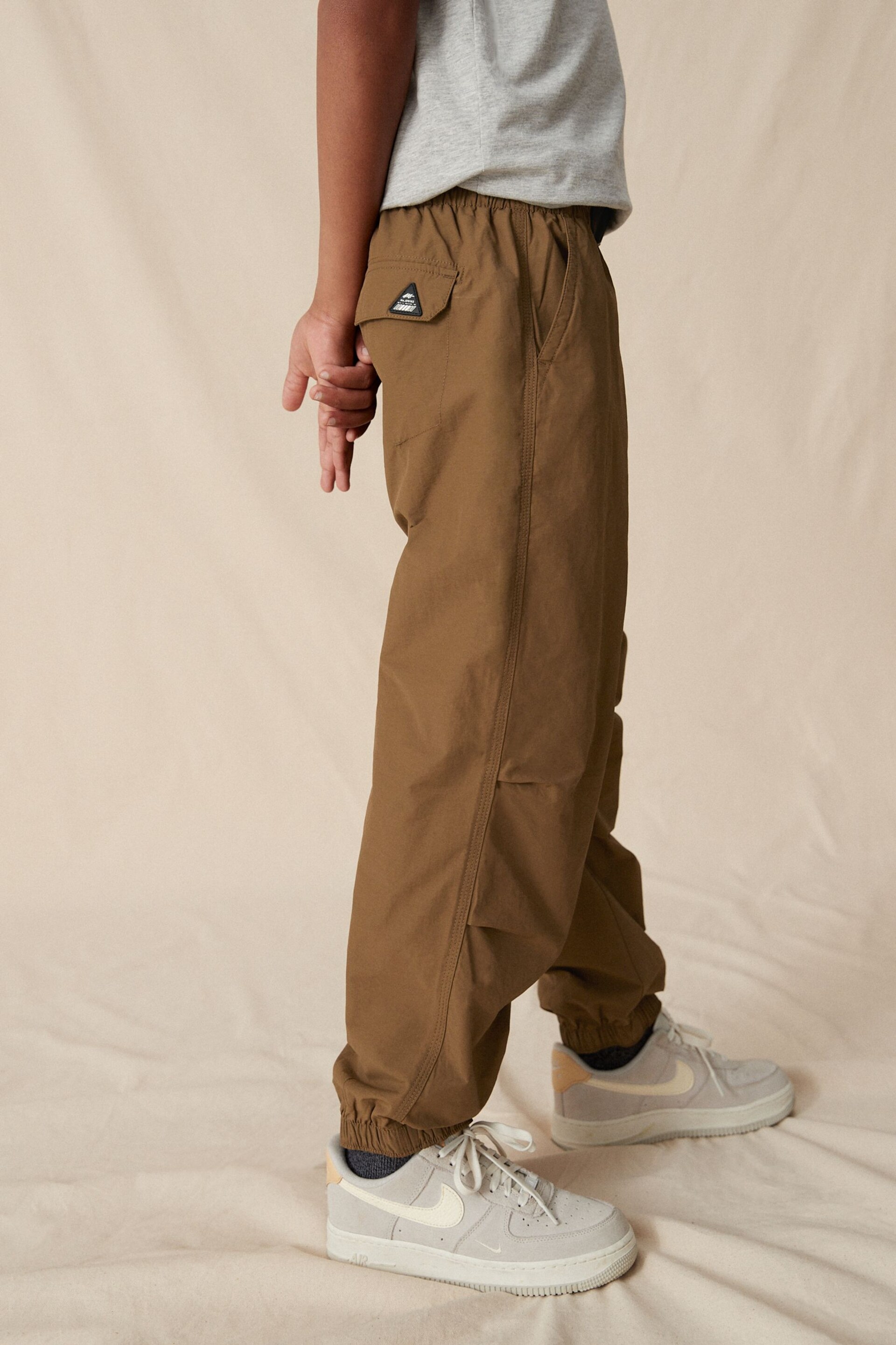 Tan Brown Parachute Trousers (3-16yrs) - Image 2 of 9