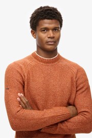 Superdry Sequoia Brown Chunky Raglan Jumper - Image 2 of 4