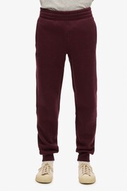 Superdry Tawny Port Red Marl Essential Logo Joggers - Image 3 of 6