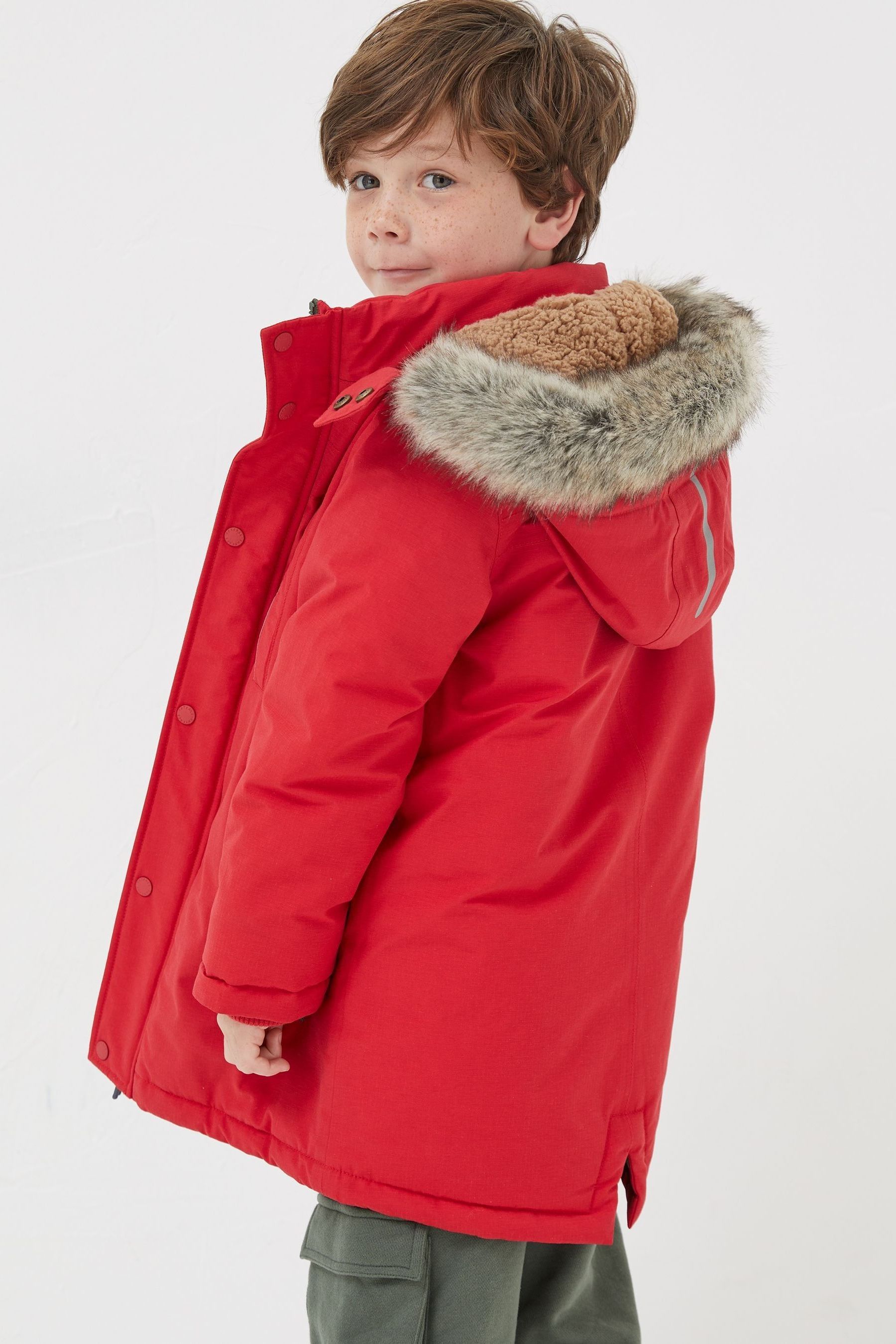 Next girls red coat new arrivals