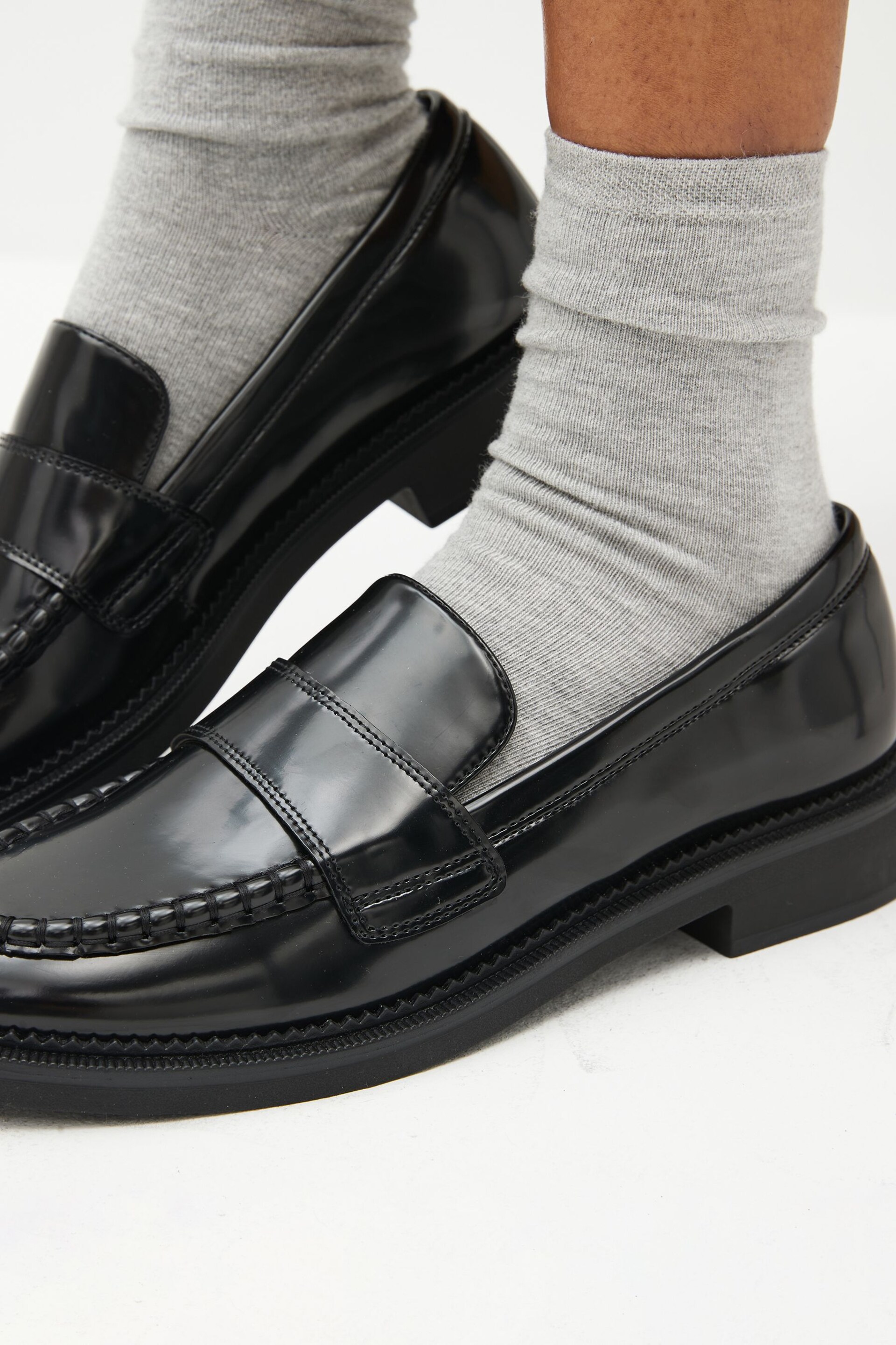 Black Forever Comfort® Classic Loafers - Image 2 of 7