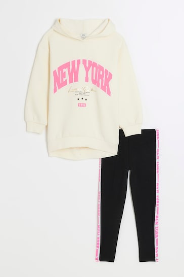 Buy River Island Girls New York Hoodie Set from the Next UK online shop