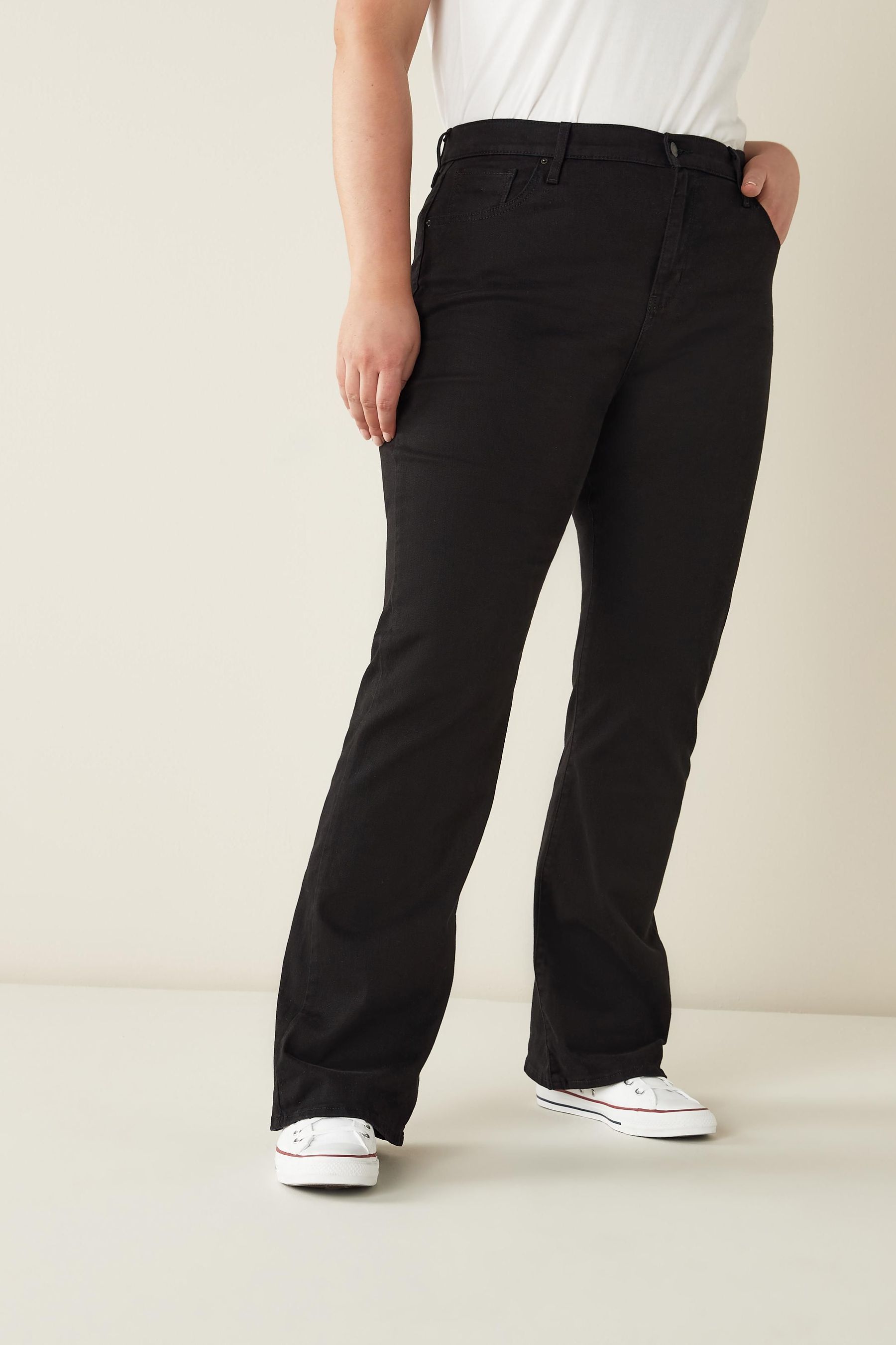 Black sale bootcut levi's