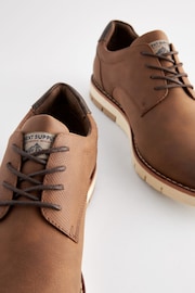 Tan Brown Sports Wedges Shoes - Image 4 of 6