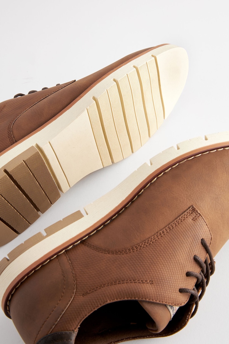 Tan Brown Sports Wedges Shoes - Image 6 of 6