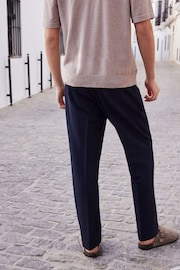 Navy Seersucker Suit: Trousers - Image 3 of 8
