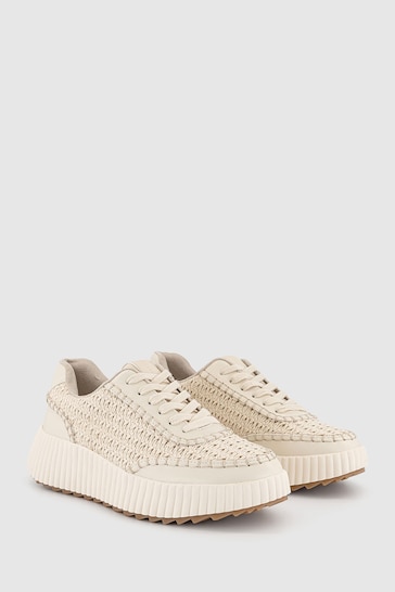 Office Natural Contrast Stitch Trainers