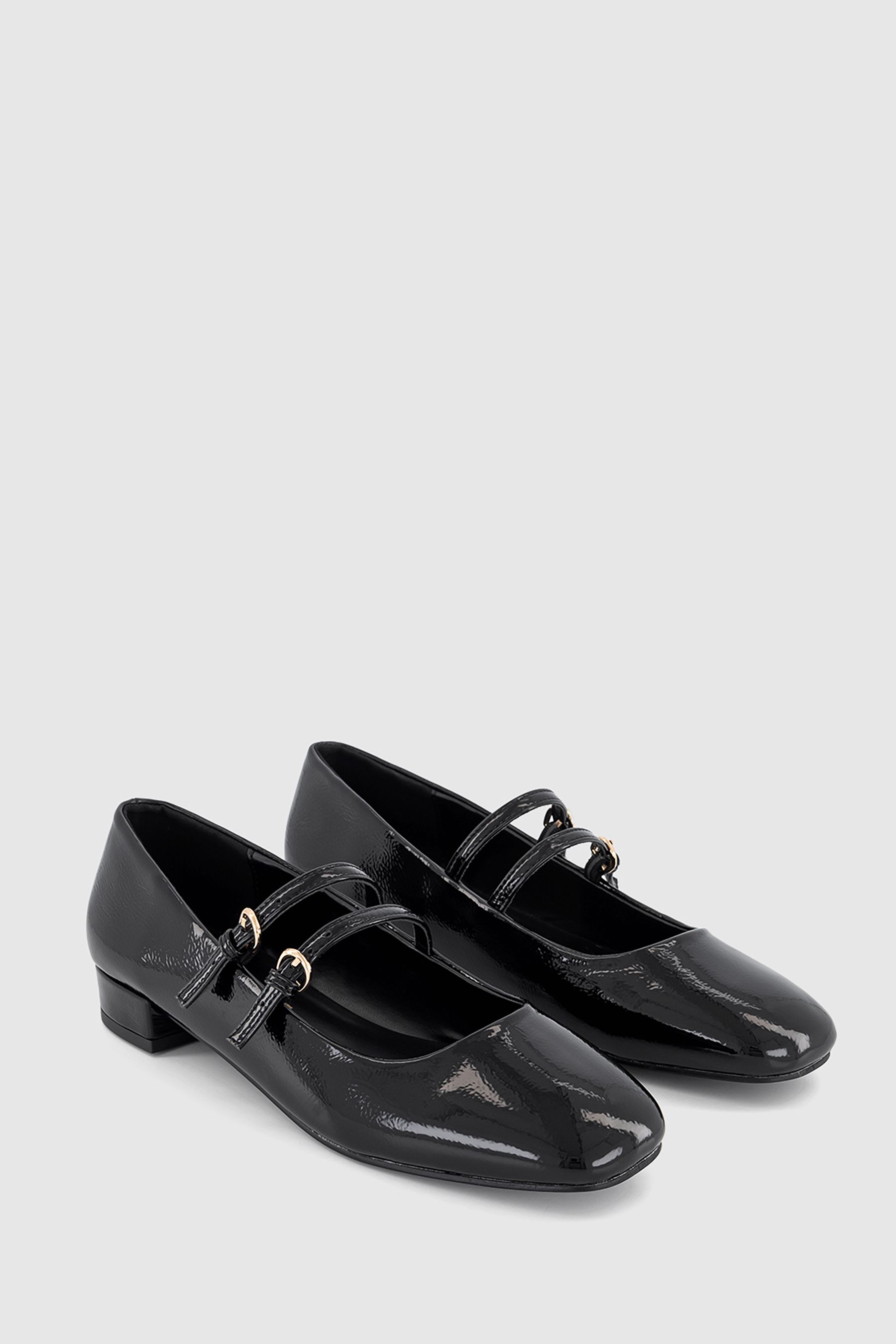 Buy Office Black Double Strap Mary Jane Block Heels from Next Ireland