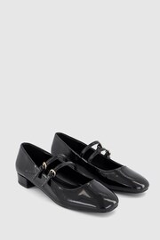 Office Black Double Strap Mary Jane Block Heels - Image 1 of 3