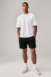 Black Athleisure Shorts - Image 2 of 11