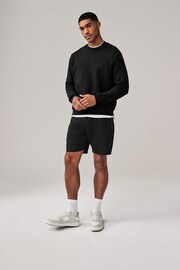 Black Athleisure Shorts - Image 5 of 11