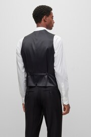 BOSS Black Slim Fit Wool Blend Waistcoat - Image 2 of 5