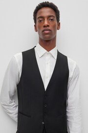 BOSS Black Slim Fit Wool Blend Waistcoat - Image 4 of 5