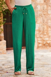 Pleated Wide Leg Trousers - Image 1 of 5