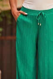 Pleated Wide Leg Trousers - Image 5 of 5