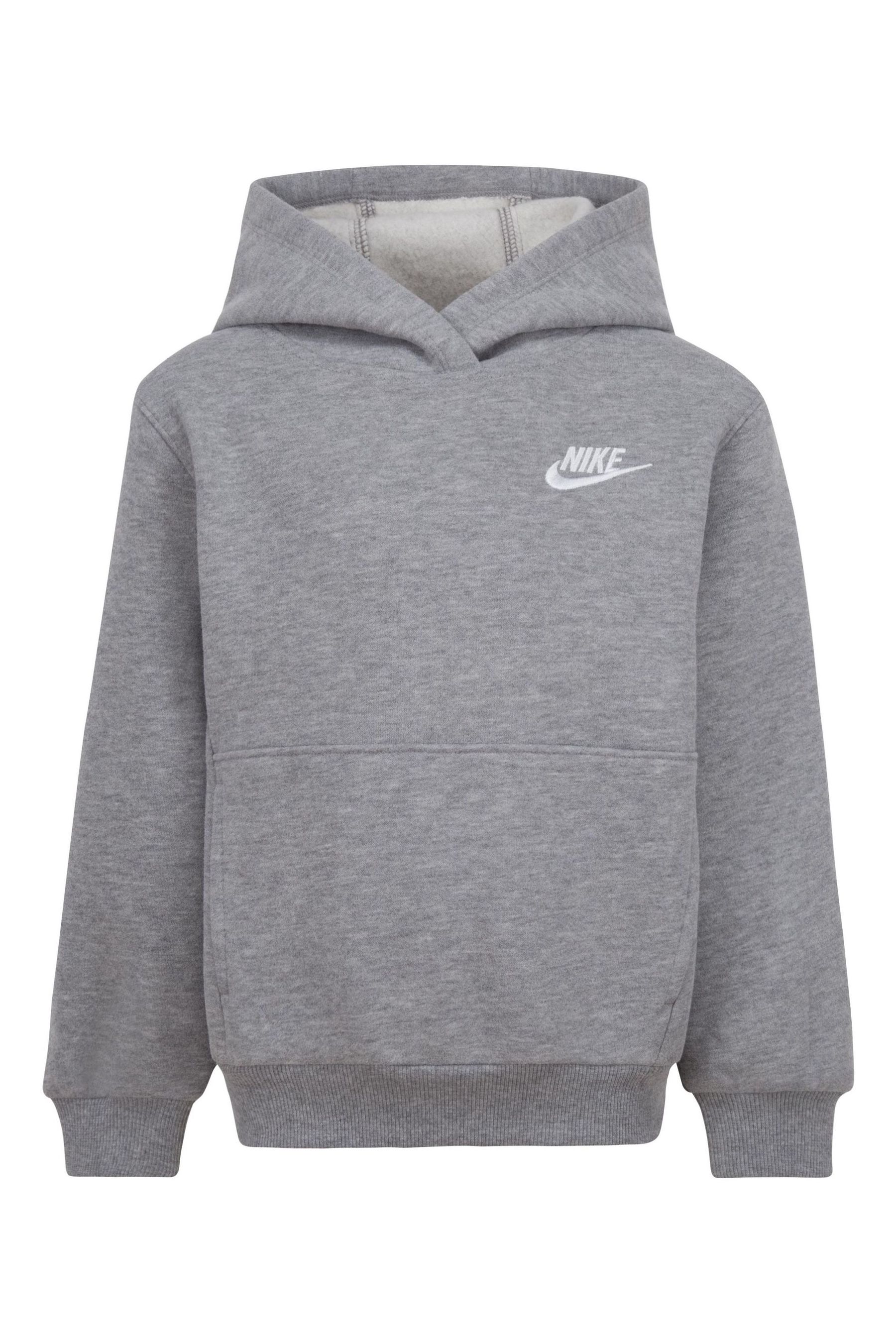 Buy Nike Grey Little Kids Club Fleece Overhead Hoodie from the Next UK online shop