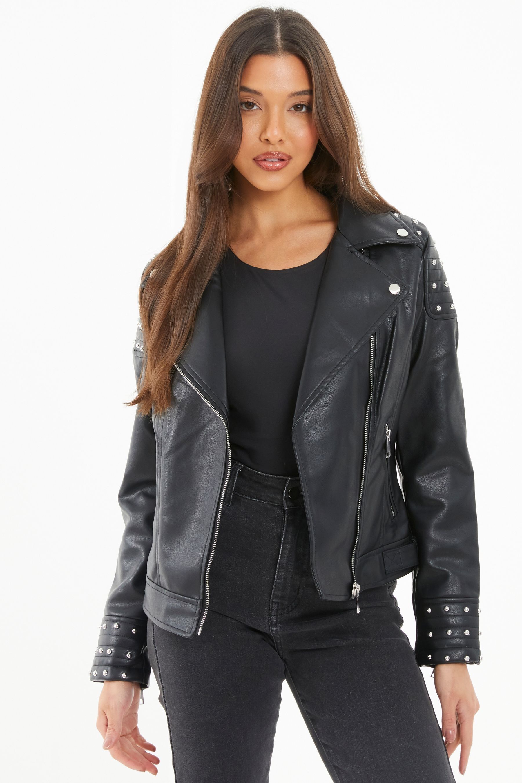 Studded discount biker jacket