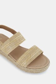 Novo Natural Regular Fit Sadie Espadrille Double Strap Sandals - Image 6 of 6