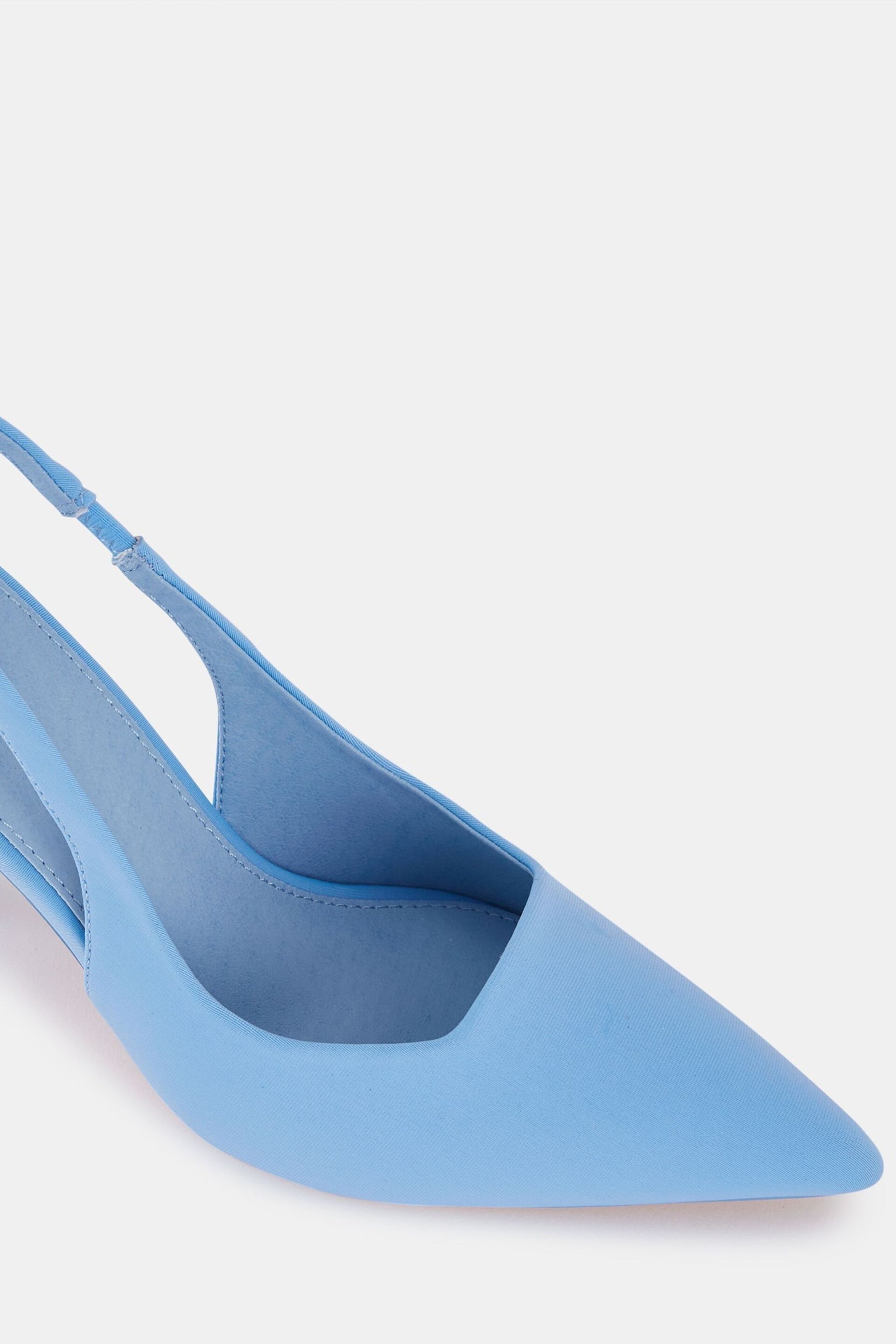 Novo Blue Regular Fit Zafu Slingback Court Shoes - Image 4 of 6