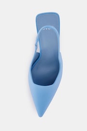 Novo Blue Regular Fit Zafu Slingback Court Shoes - Image 5 of 6