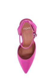 Novo Pink Regular Fit Ivie Ankle Point Two Part Courts - Image 5 of 6