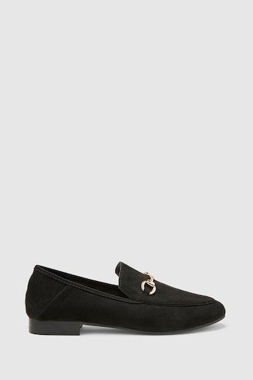 Novo Black Early Flat Loafers